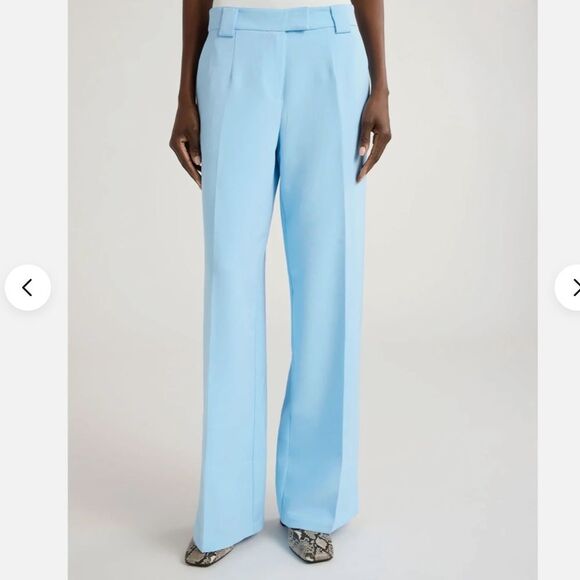 NWT Scoop Wide Leg Trousers Women's Pants Sz 10 Cirrus Blue - Picture 1 of 7
